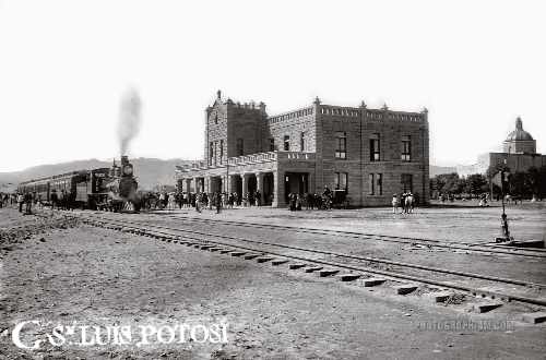 1888 Primera Estacion de Ferrocarriles Nacionales - Cronologias San Luis  Potosi